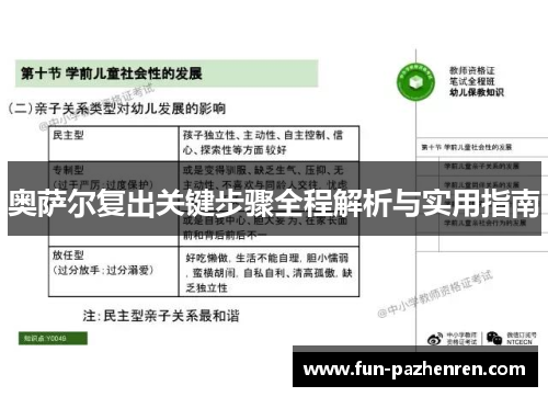 奥萨尔复出关键步骤全程解析与实用指南 奥萨尔复出关键步骤全程解析与实用指南