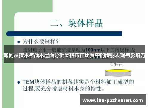 如何从技术与战术层面分析奥格布在比赛中的传射表现与影响力